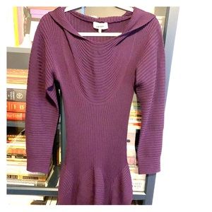 Jean Paul Gaultier purple sweaterdress
